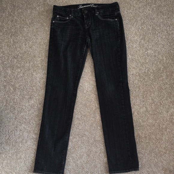Black Jean- Straight/Skinny- American Eagle - Picture 2 of 7